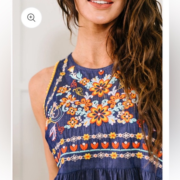 Savanna Jane Embroidered Babydoll Dress - Picture 4 of 10